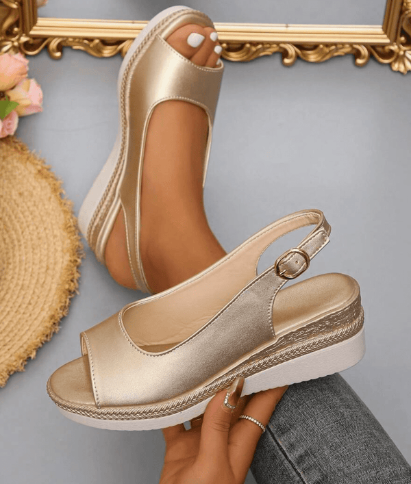 Chelsea — Sandali Espadrillas Ortopedici con Cinturino Slingback