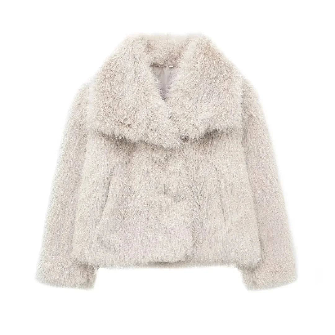 Agnese — Cappotto Luxe in Eco-Pelliccia