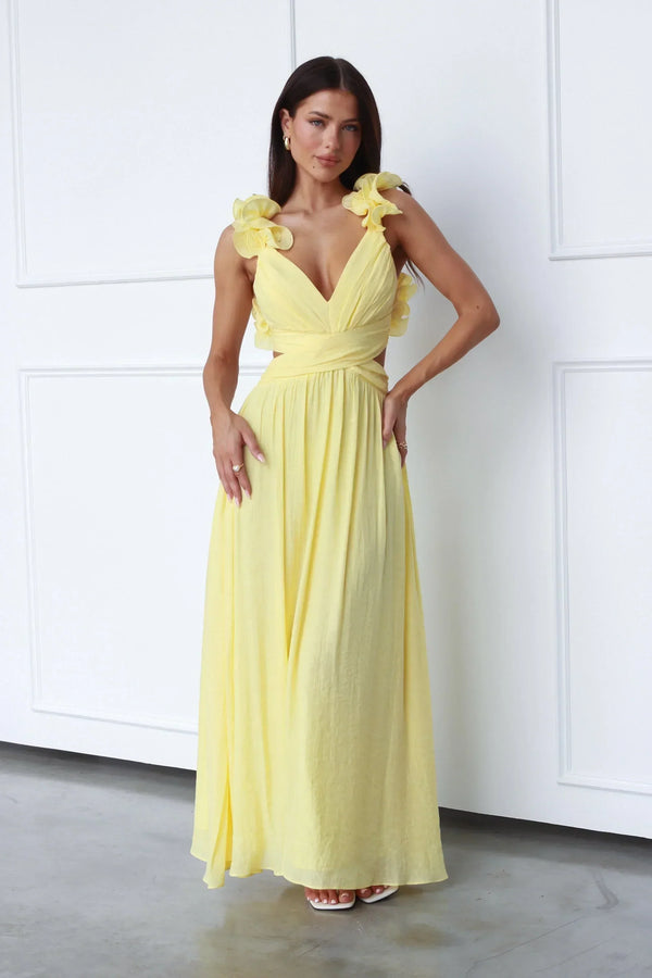 Vanessa — Abito Lungo Elegante con Schiena Scoperta