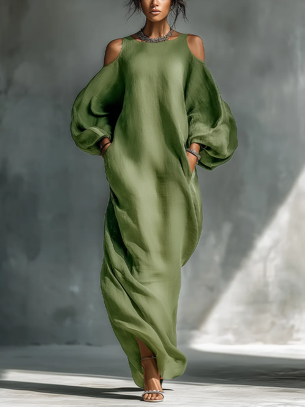 Stefania — Abito Lungo Spalle Scoperte