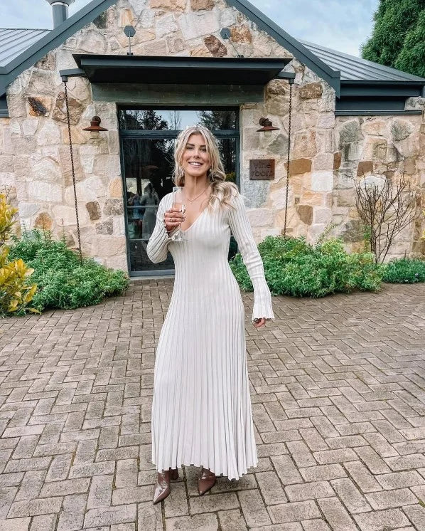 Serena — Abito Midi in Maglia