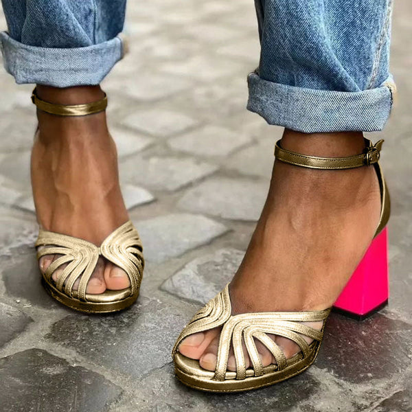 Heide™ — Sandali Eleganti con Cinturini