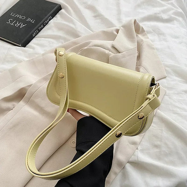 Cadence — Borsa in Pelle Vegana con Pattina Ondulata