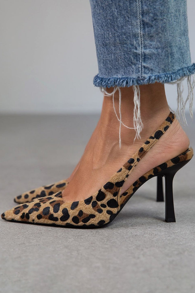 Hanna™ — Décolleté Stiletto con Stampa Leopardata