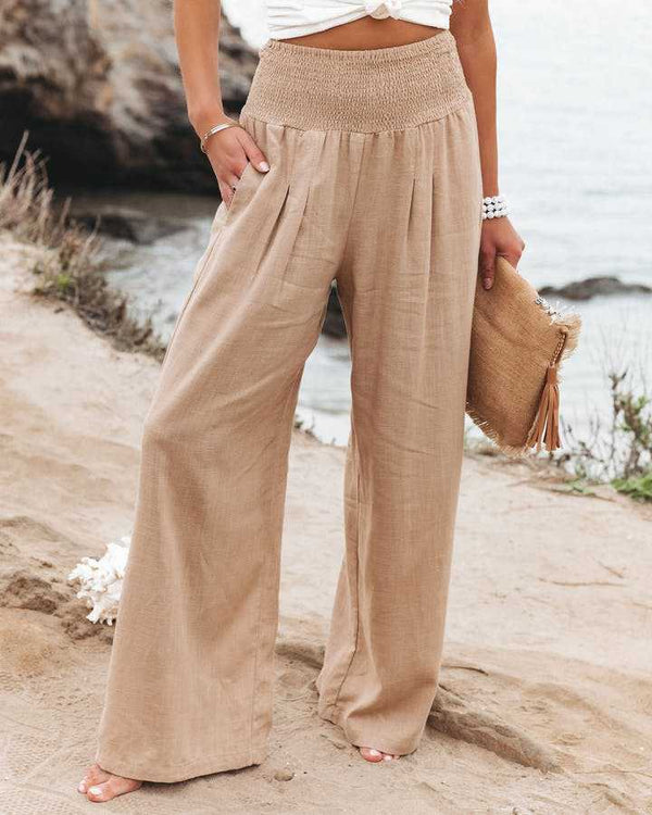 Silvia — Pantaloni Palazzo da Spiaggia