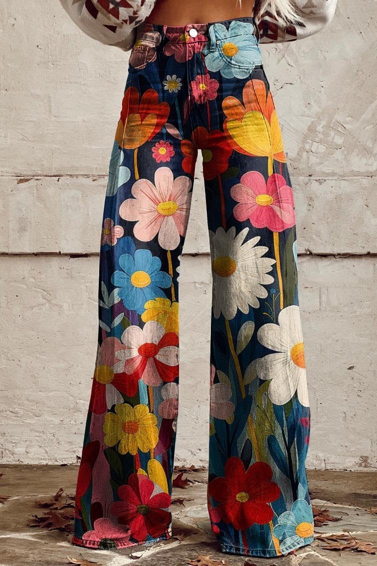 Elowen — Pantaloni Boho Vintage