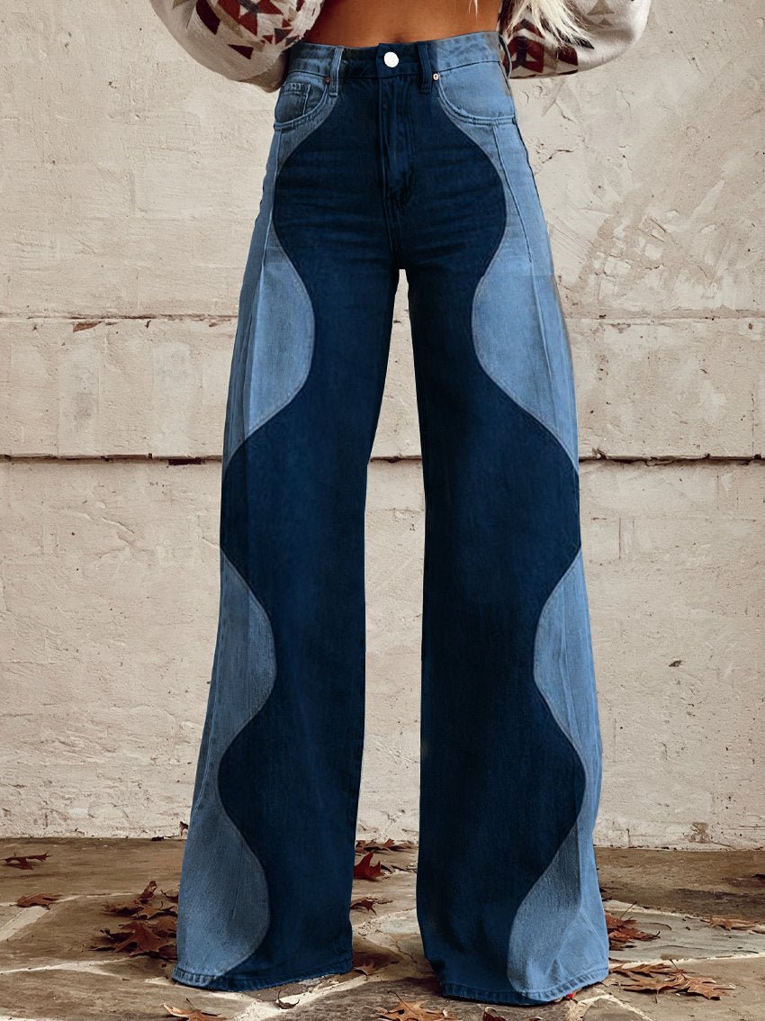 Isabeau — Pantaloni Boho Vintage a Gamba Larga
