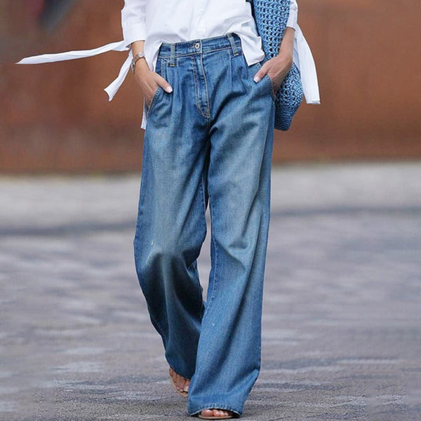 Braelyn — Jeans Vintage a Gamba Larga