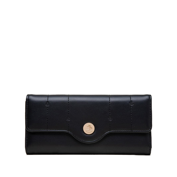 Ottilie — Portafoglio Elegante a Tre Ante con Portamonete