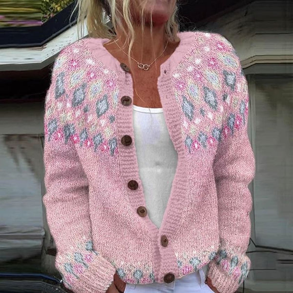 Sophie — Cardigan Rosa Cipria