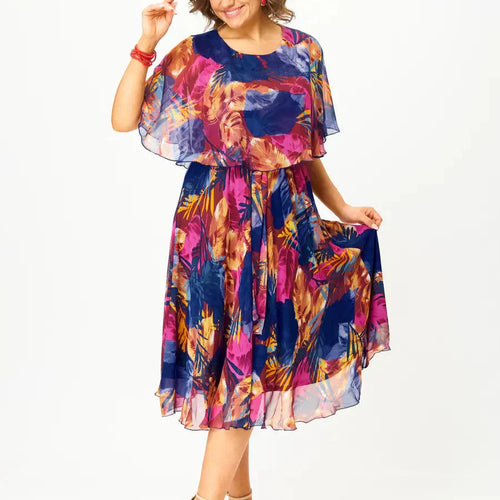 Barbara — Abito Comodo in Chiffon