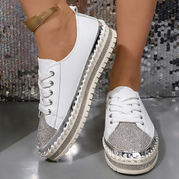 Crissa™ — Sneakers Ortopediche con Strass