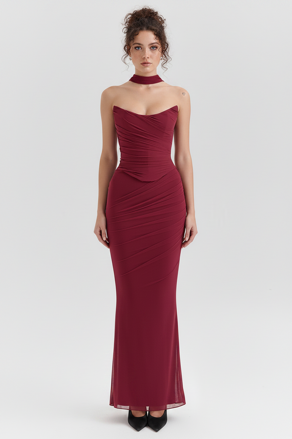 Rosalba — Abito Midi con Corsetto in Tulle