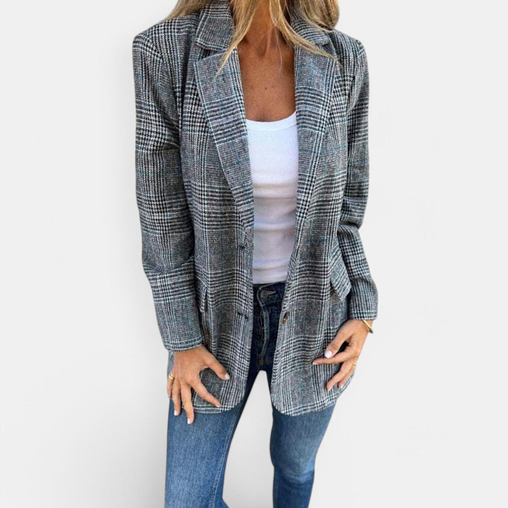Abby — Blazer Classico a Quadri