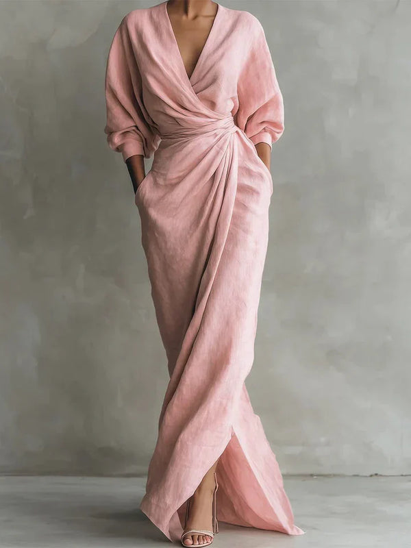 Pilar — Abito Elegante con Scollo a V