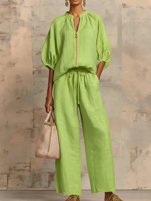 Alba — Completo Camicia e Palazzo