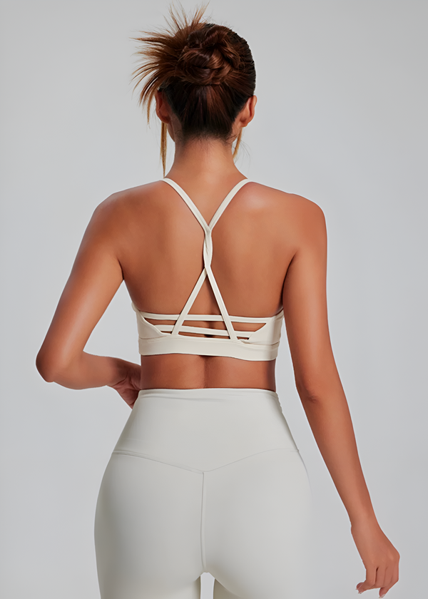 Celestial — Bralette Sportiva Racerback a Sostegno Leggero