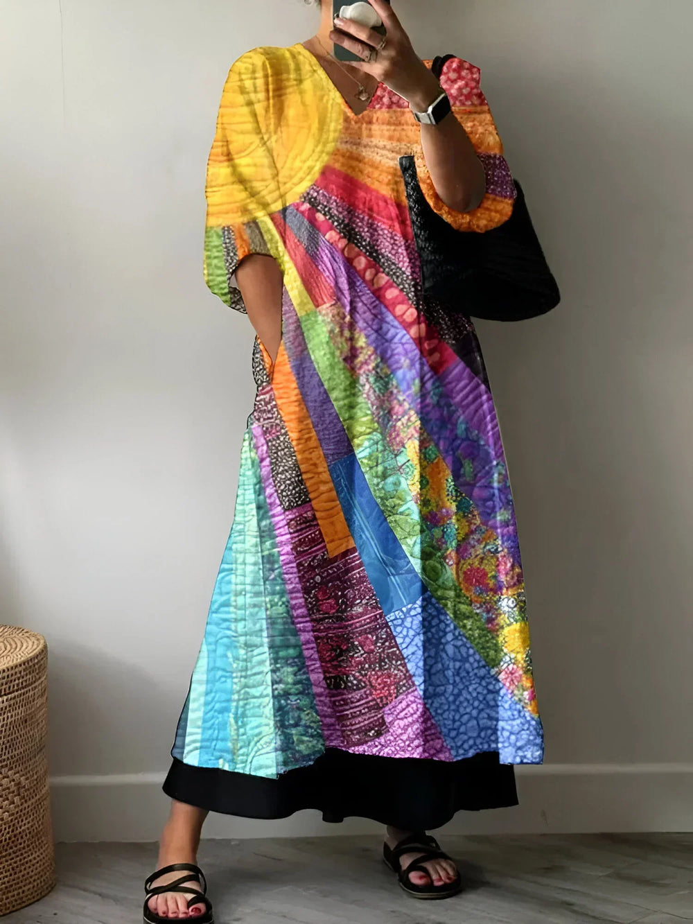 Diede — Abito Colorato dal Tocco Artistico
