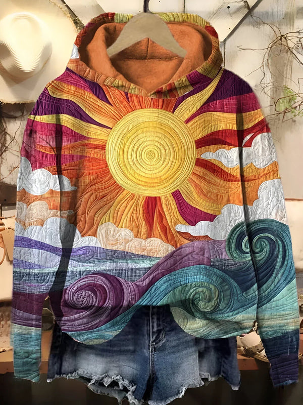 Sofie — Felpa con Cappuccio Vintage Sunbeam