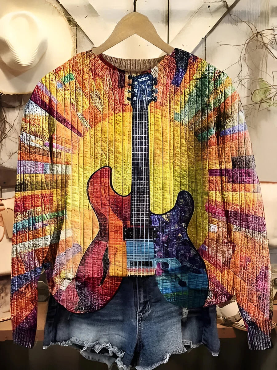 Tanja — Felpa in Stile Boho Colorata