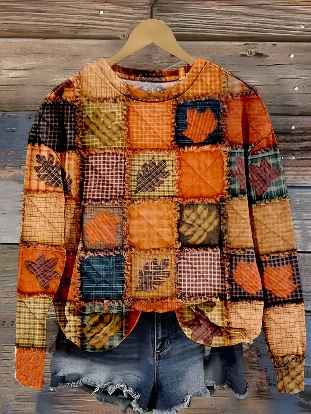 Evelien — Maglione Morbido a Patchwork