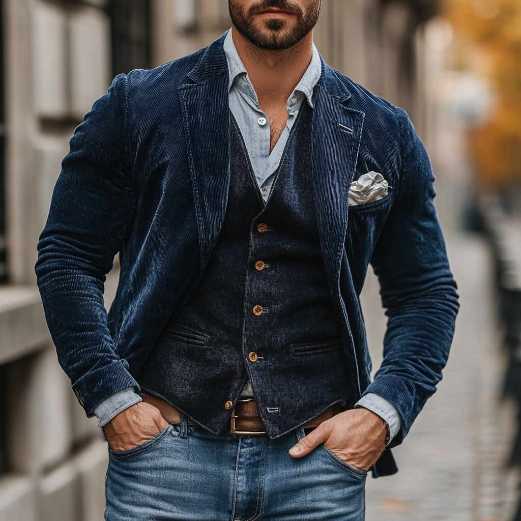 Adamson - Vintage Blazer and Vest