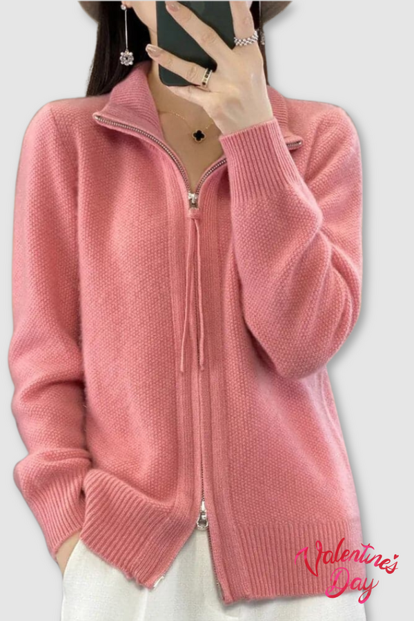 Brittany — Maglione con Zip